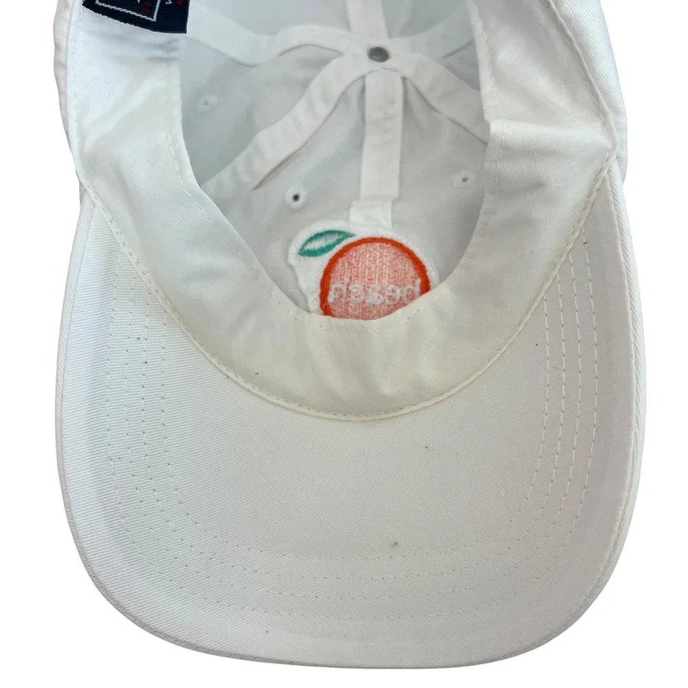 The Beach Store - Orange Beach Youth Cap White‎ Embroidered Hat Ages 5–12